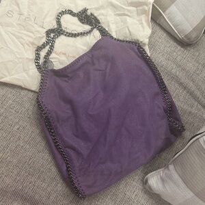 Stella McCartney Lavender Tote with Chain Detail